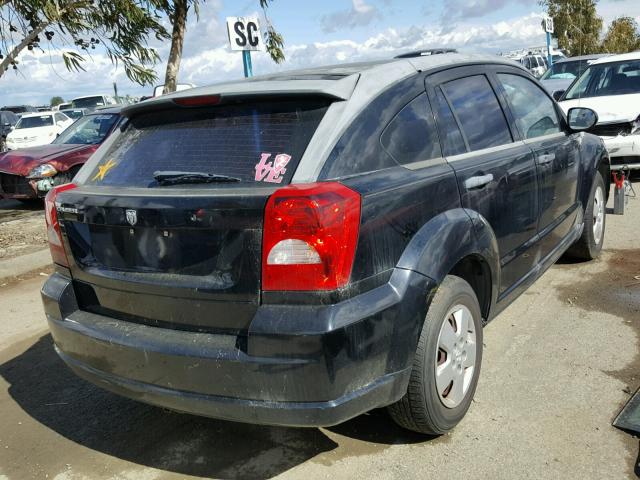 1B3HB28B47D507681 - 2007 DODGE CALIBER BLACK photo 4