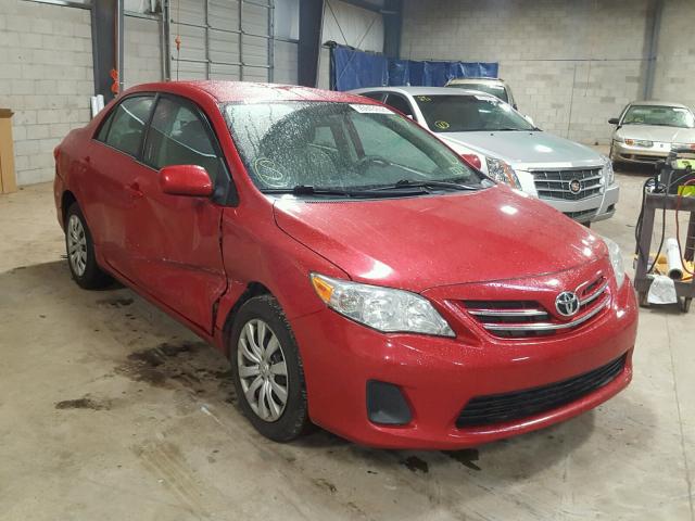 5YFBU4EE6DP206296 - 2013 TOYOTA COROLLA BA RED photo 1