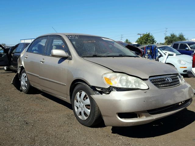 1NXBR32E25Z509592 - 2005 TOYOTA COROLLA CE GOLD photo 1