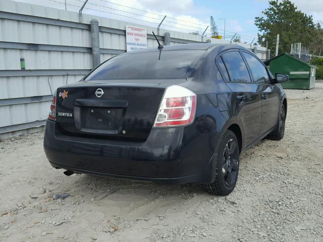 3N1AB61EX8L736618 - 2008 NISSAN SENTRA 2.0 BLACK photo 4