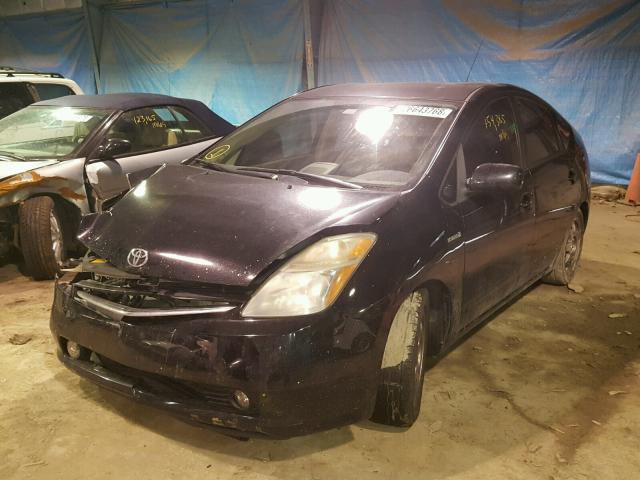 JTDKB20U683371725 - 2008 TOYOTA PRIUS BLACK photo 2