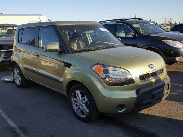 KNDJT2A24B7318379 - 2011 KIA SOUL + GREEN photo 1