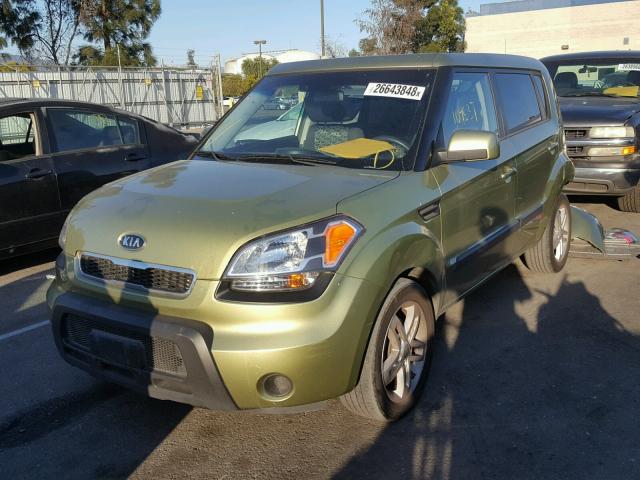 KNDJT2A24B7318379 - 2011 KIA SOUL + GREEN photo 2