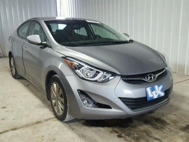 KMHDH4AE9EU115932 - 2014 HYUNDAI ELANTRA SE GRAY photo 1