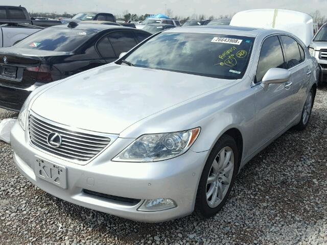 JTHBL46F485055437 - 2008 LEXUS LS 460 SILVER photo 2