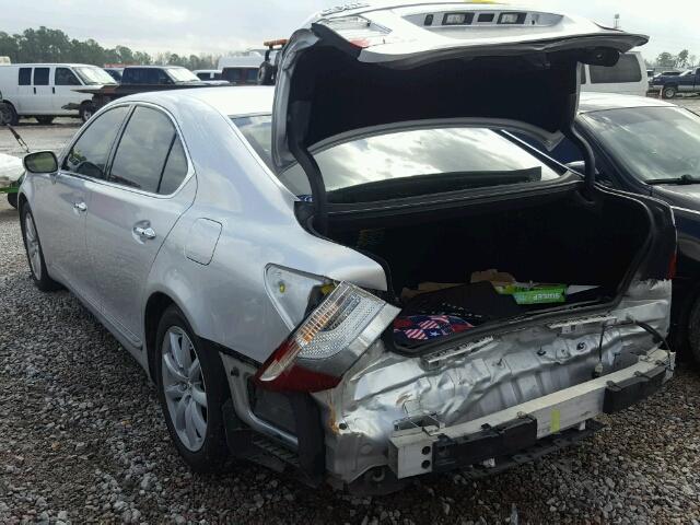 JTHBL46F485055437 - 2008 LEXUS LS 460 SILVER photo 3