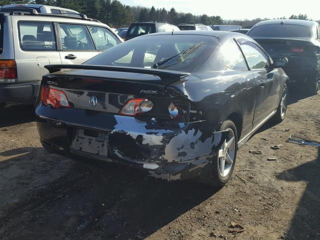 JH4DC54842C024470 - 2002 ACURA RSX BLACK photo 4