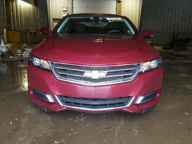 2G1115S35G9124621 - 2016 CHEVROLET IMPALA LT RED photo 9