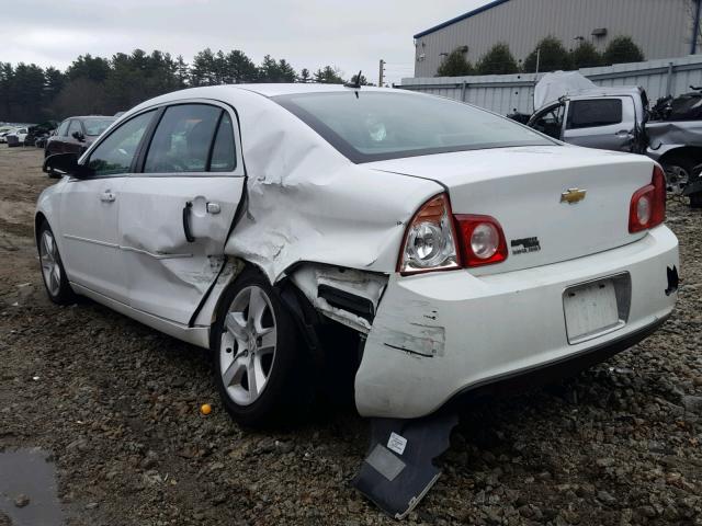 1G1ZB5E12BF229773 - 2011 CHEVROLET MALIBU LS WHITE photo 3