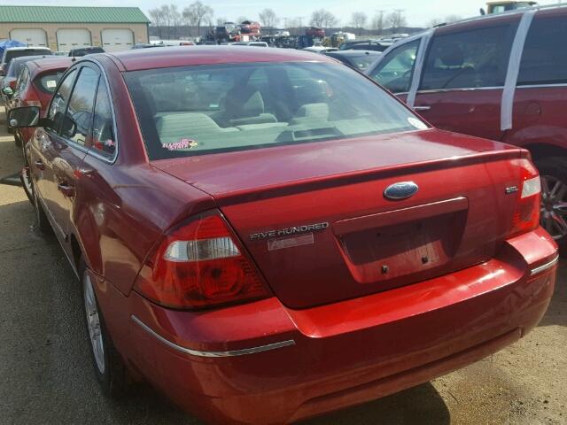 1FAFP24136G115010 - 2006 FORD FIVE HUNDR RED photo 3