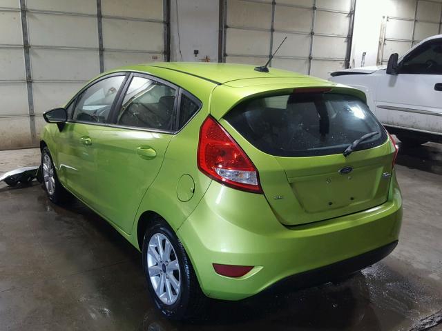 3FADP4EJ2BM100094 - 2011 FORD FIESTA SE GREEN photo 3