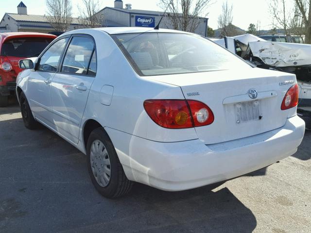 JTDBR32E242046836 - 2004 TOYOTA COROLLA CE WHITE photo 3