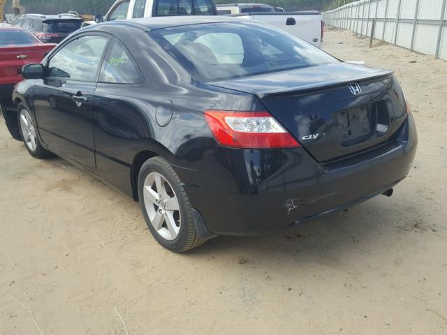 2HGFG12958H525281 - 2008 HONDA CIVIC EXL 黑色 照片 3