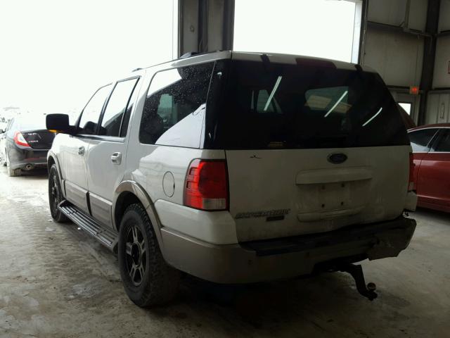 1FMEU17W24LA74336 - 2004 FORD EXPEDITION WHITE photo 3