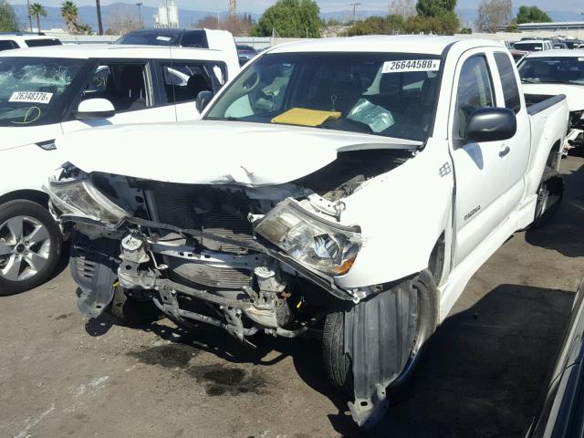 5TETX22N98Z535398 - 2008 TOYOTA TACOMA ACC WHITE photo 2