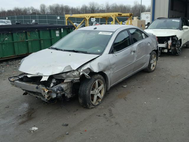 1G2ZG57N584149210 - 2008 PONTIAC G6 BASE SILVER photo 2