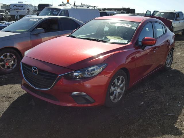 JM1BM1U72E1210840 - 2014 MAZDA 3 SPORT RED photo 2