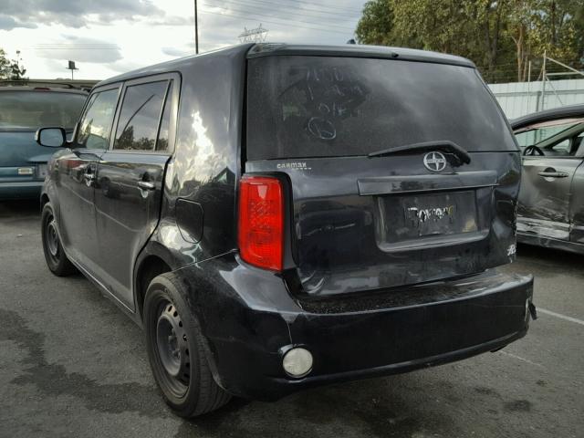 JTLZE4FE9A1104554 - 2010 TOYOTA SCION XB BLACK photo 3