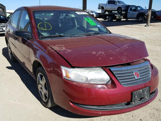 1G8AJ55F77Z125881 - 2007 SATURN ION LEVEL MAROON photo 1