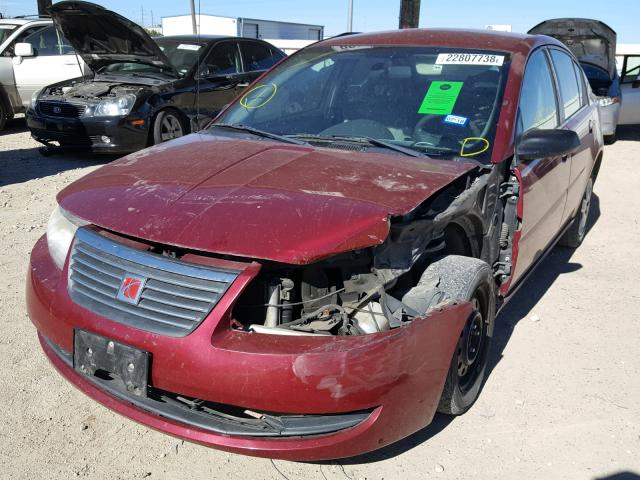 1G8AJ55F77Z125881 - 2007 SATURN ION LEVEL MAROON photo 2