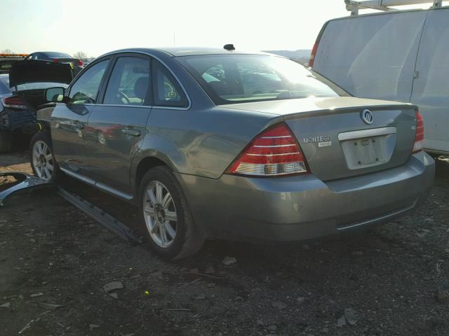 1MEHM43107G613044 - 2007 MERCURY MONTEGO PR 青色 照片 3