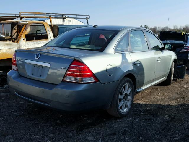 1MEHM43107G613044 - 2007 MERCURY MONTEGO PR TEAL photo 4