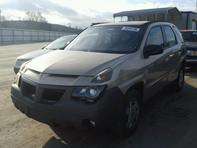 3G7DA03E12S558262 - 2002 PONTIAC AZTEK GOLD photo 2