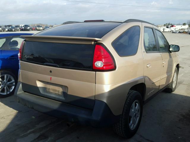 3G7DA03E12S558262 - 2002 PONTIAC AZTEK GOLD photo 4