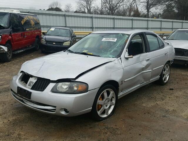 3N1AB51D86L581291 - 2006 NISSAN SENTRA SE- SILVER photo 2