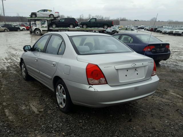 KMHDN46D66U375652 - 2006 HYUNDAI ELANTRA GL GRAY photo 3