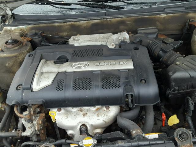 KMHDN46D66U375652 - 2006 HYUNDAI ELANTRA GL GRAY photo 7