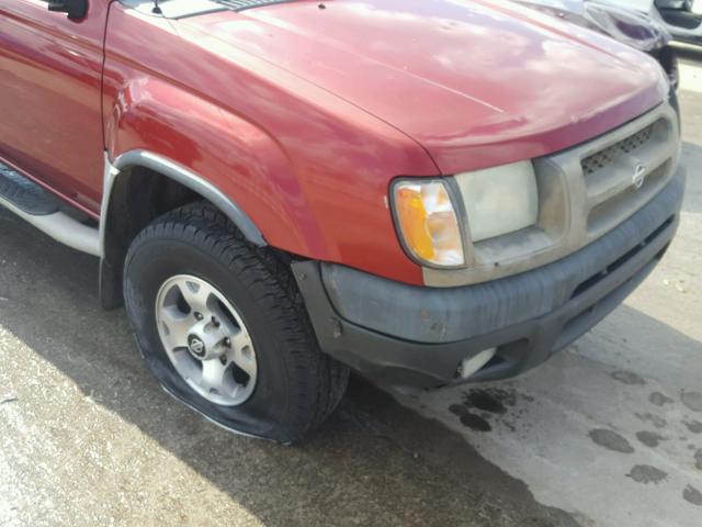 5N1ED28Y11C582721 - 2001 NISSAN XTERRA XE MAROON photo 9