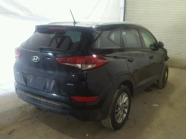 KM8J3CA49GU128315 - 2016 HYUNDAI TUCSON LIM BLACK photo 4