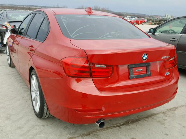 WBA3B1G57ENS77895 - 2014 BMW 320 I RED photo 3