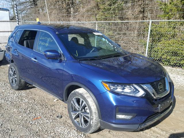 5N1AT2MV5HC813286 - 2017 NISSAN ROGUE SV BLUE photo 1