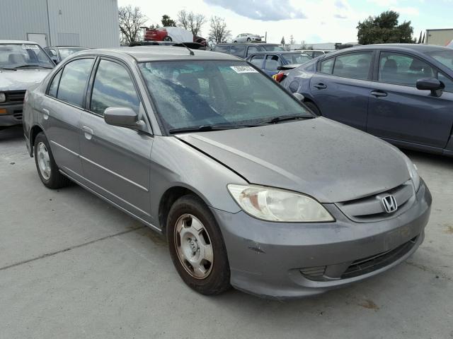 JHMES96664S017247 - 2004 HONDA CIVIC HYBR GRAY photo 1