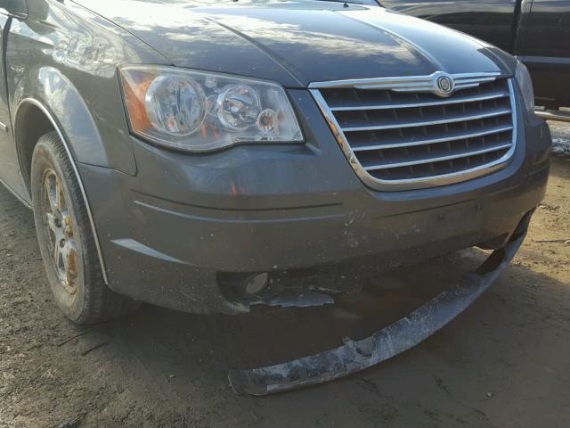 2A4RR8D19AR321390 - 2010 CHRYSLER TOWN & COU CHARCOAL photo 9