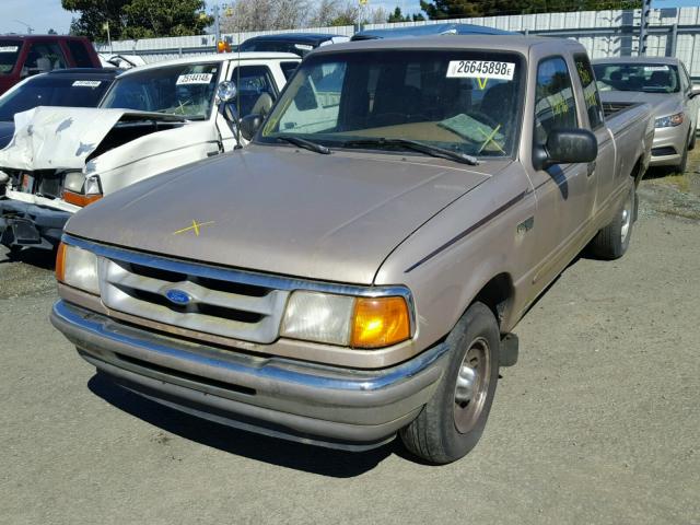 1FTCR14UXTPA45223 - 1996 FORD RANGER SUP TAN photo 2