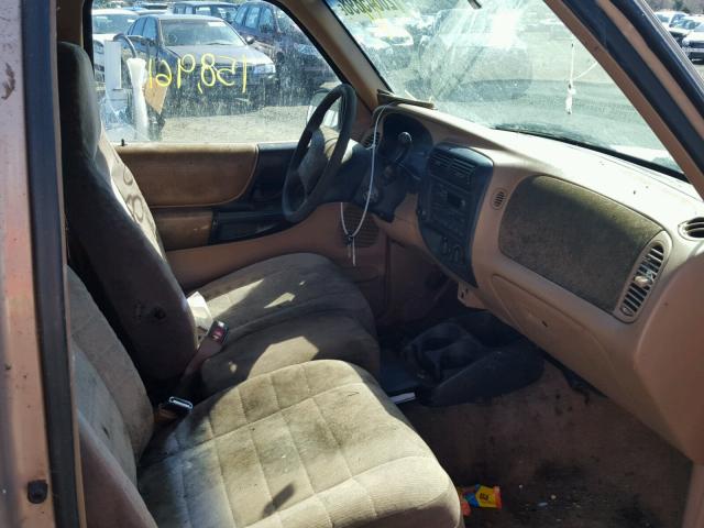 1FTCR14UXTPA45223 - 1996 FORD RANGER SUP TAN photo 5