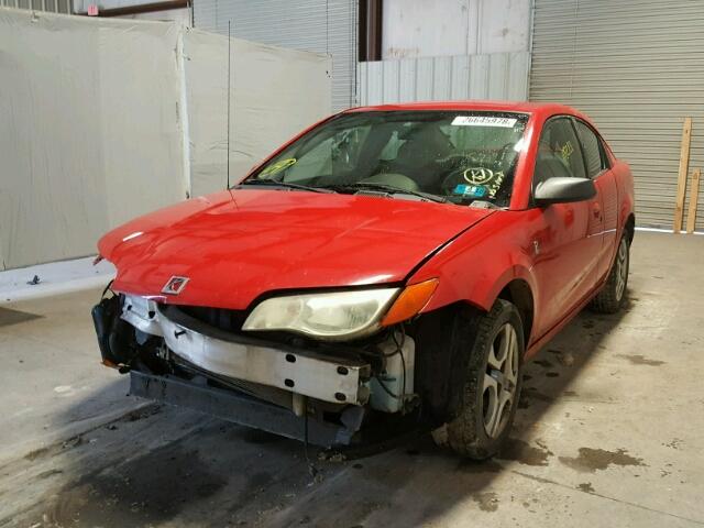 1G8AW12F43Z176411 - 2003 SATURN ION LEVEL RED photo 2