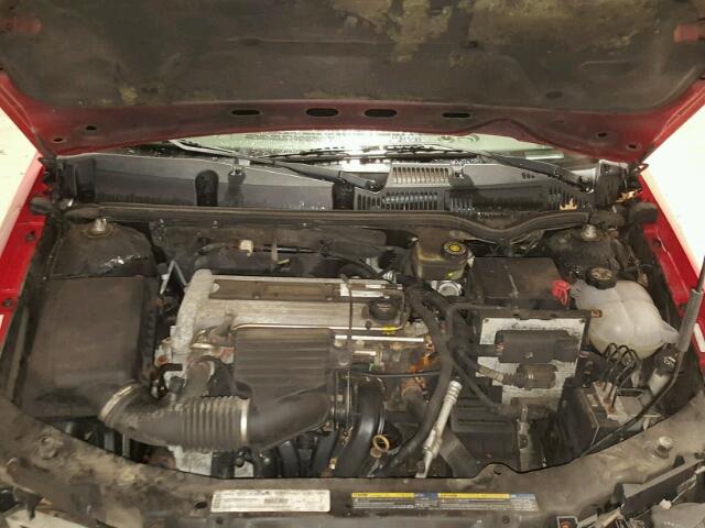 1G8AW12F43Z176411 - 2003 SATURN ION LEVEL RED photo 7