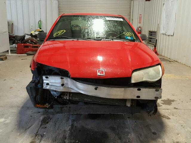 1G8AW12F43Z176411 - 2003 SATURN ION LEVEL RED photo 9