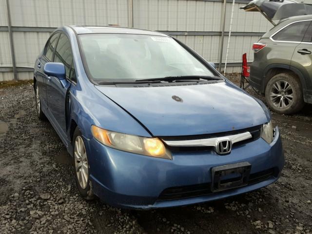 2HGFA16856H504494 - 2006 HONDA CIVIC EX BLUE photo 1