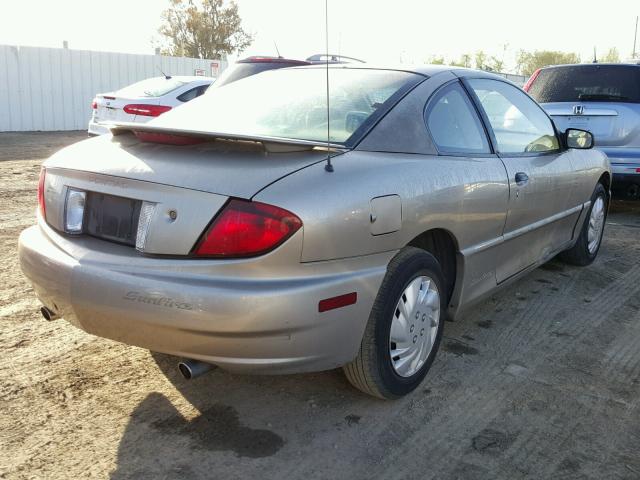 1G2JB12F537218568 - 2003 PONTIAC SUNFIRE BEIGE photo 4