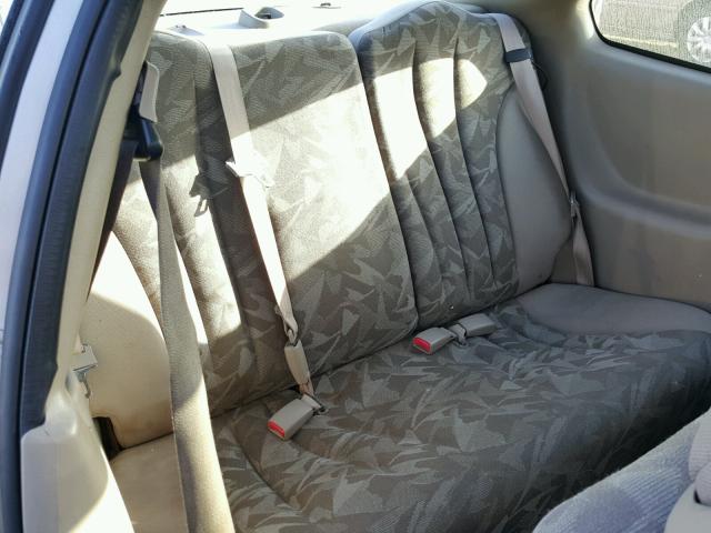 1G2JB12F537218568 - 2003 PONTIAC SUNFIRE BEIGE photo 6