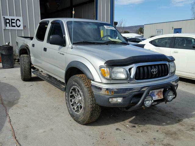 5TEHN72N12Z026647 - 2002 TOYOTA TACOMA DOU SILVER photo 1