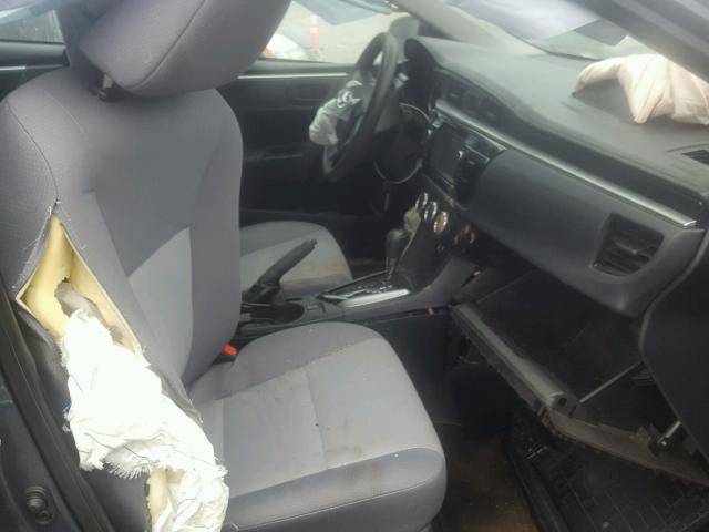 2T1BURHE7GC711504 - 2016 TOYOTA COROLLA L BLUE photo 5