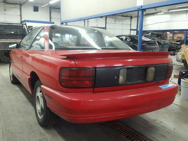 1G3NL15M7RM038829 - 1994 OLDSMOBILE ACHIEVA S RED photo 3