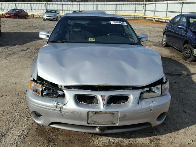 1G2WP12K42F157593 - 2002 PONTIAC GRAND PRIX ვერცხლისფერი ფოტო 9