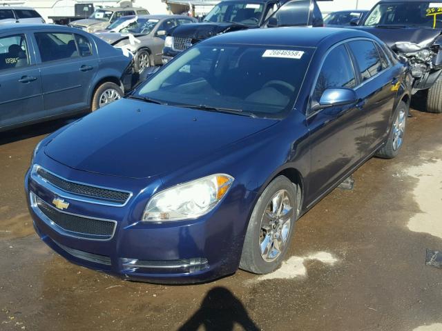 1G1ZC5EB6AF184583 - 2010 CHEVROLET MALIBU 1LT 蓝色 照片 2